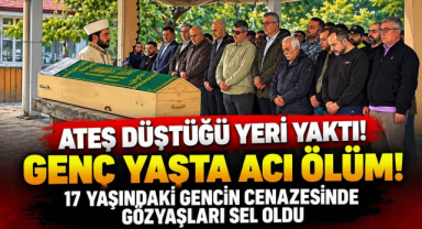 Ateş Düştüğü Yeri Yaktı! Genç Yaşta Acı Ölüm! 17 Yaşındaki Gencin Cenazesinde Gözyaşları Sel Oldu