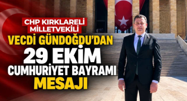Vekil Gündoğdu'dan 29 Ekim Cumhuriyet Bayramı Mesajı