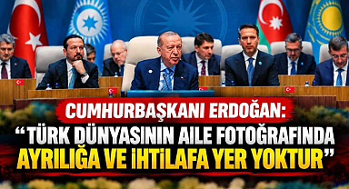 Cumhurbaşkanı Erdoğan: