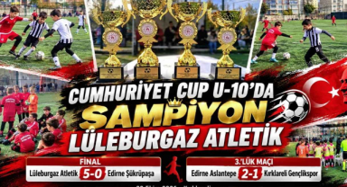 Cumhuriyet Kupası'nda Şampiyon Lüleburgaz Atletik! Finalde 5-0'lık Zafer