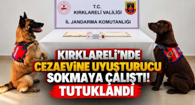 Kırklareli’nde Cezaevine Uyuşturucu Sokmaya Çalıştı! Tutuklandı 