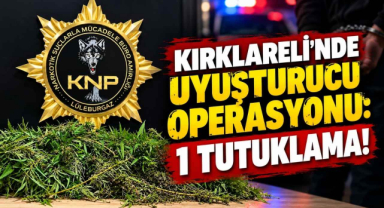 Kırklareli'nde Uyuşturucu Operasyonu: 1 Tutuklama