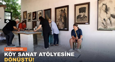 Kırklareli'nin Köyü Sanat Atölyesine Dönüştü!