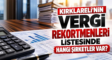 Kırklareli'nin Vergi Rekortmenleri Listesinde Hangi Şirketler Var?