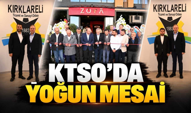 Kırklareli Ticaret ve Sanayi Odası'nda Yoğun Mesai..