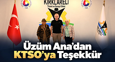 Üzüm Ana'dan KTSO'ya Teşekkür