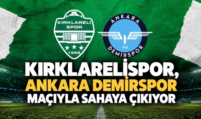 Kırklarelispor, Ankara Demirspor Maçıyla Sahaya Çıkıyor