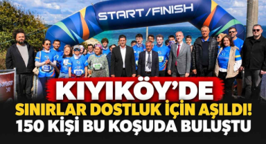 Kıyıköy'de Sınırlar Dostluk İçin Aşıldı! 150 Kişi Bu Koşuda Buluştu