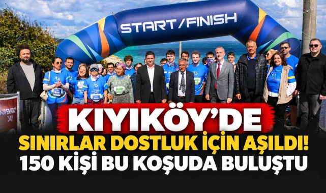 Kıyıköy'de Sınırlar Dostluk İçin Aşıldı! 150 Kişi Bu Koşuda Buluştu