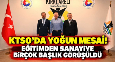 KTSO’da Yoğun Mesai! Eğitimden Sanayiye Birçok Başlık Görüşüldü 