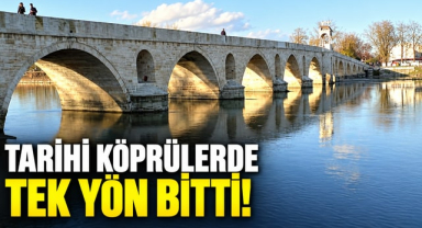 Meriç ve Tunca Köprülerinde Trafik Düzeni Değişti