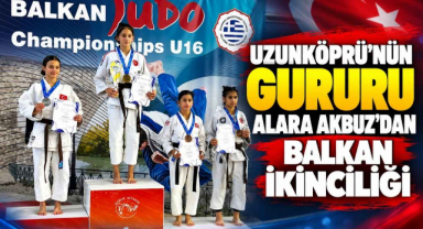 Uzunköprü'nün Gururu Alara Akbuz'dan Balkan İkinciliği