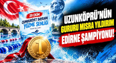 Uzunköprü'nün Gururu Mısra Yıldırım Edirne Şampiyonu!