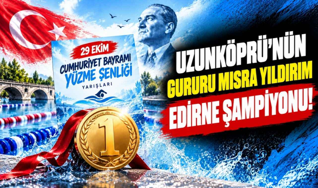 Uzunköprü'nün Gururu Mısra Yıldırım Edirne Şampiyonu!