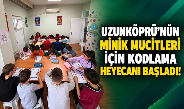 Uzunköprü’nün Minik Mucitleri İçin Kodlama Heyecanı Başladı!
