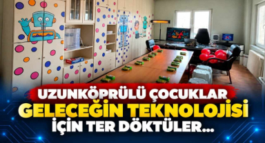 Uzunköprülü Çocuklar Geleceğin Teknolojisi İçin Ter Döktü!